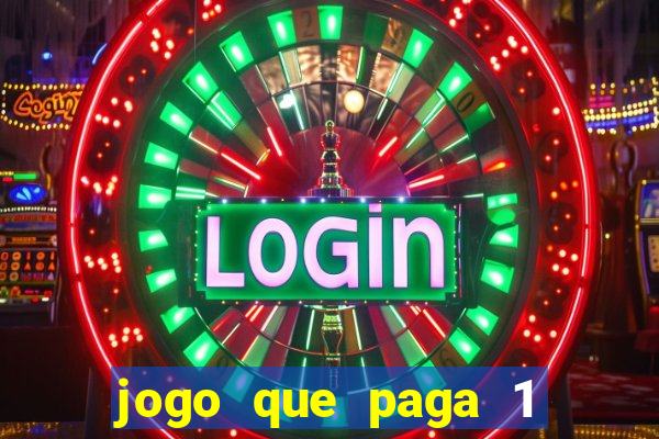 jogo que paga 1 real no pix